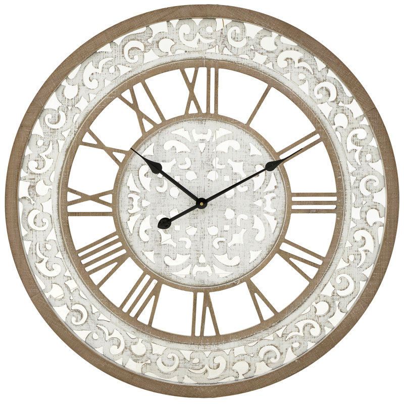 Lily Manor Oversized Daughtry 80cm Wall Clock Wayfair.co.uk